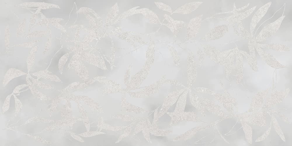 60x120 ArtWall Цветы Серый Матовый Ректификат