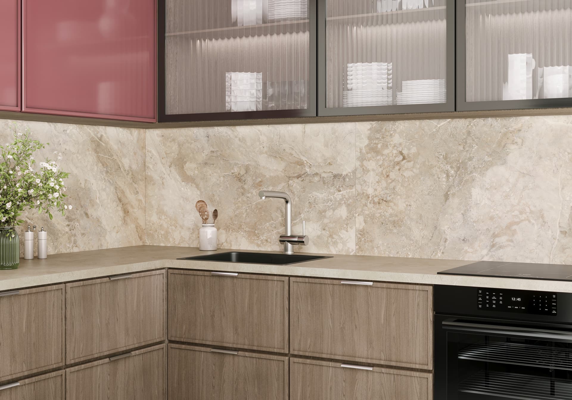 60120PEF01M Пёрфект Марбл / Perfect Marble Керамогранит матовый карвинг 600*1200 